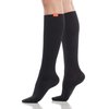 VIM & VIGR Cotton 15-20 mmHg Graduated Compression Socks for Women & Men (Black Solid, Small/Medium (1))