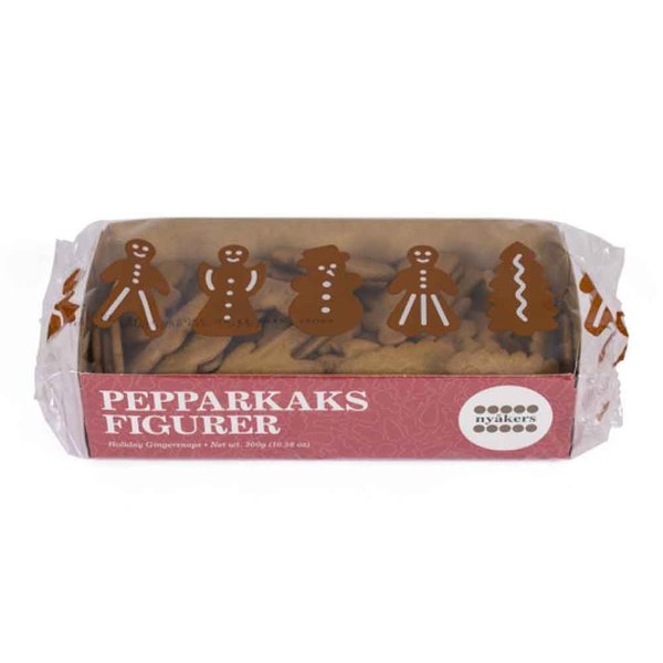 Swedish Original Ginger Snaps Cookies Delicious Spiced Dairy-Free Crackers-300 g