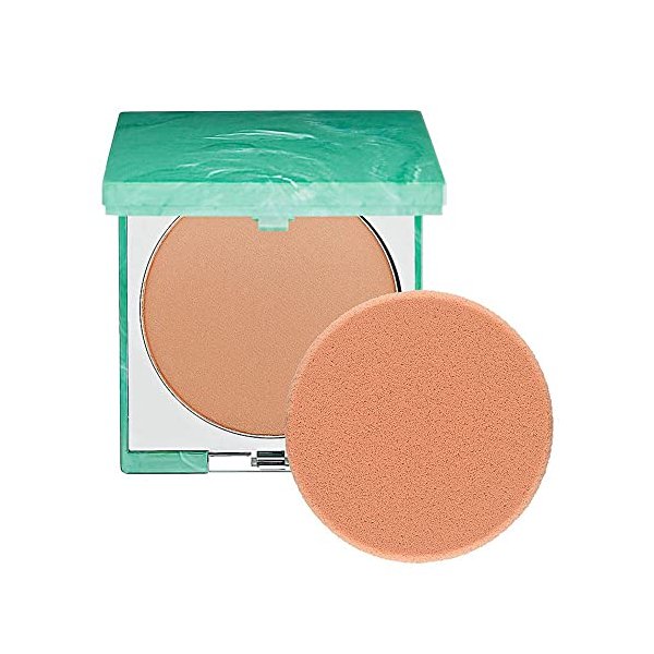 Clinique Stay-Matte Sheer Pressed Powder | Shine-Absorbing, Oil-Free Formula | Create a Perfect Matte Appearance | Free of Parabens, Phthalates, and Sulfates | Stay Beige - 0.27 oz
