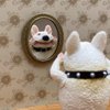 1 Pcs 1/12 Miniature Mirror Dollhouse Decoration Accessories,Miniature Dollhouse Dollhouse Accessories (2x1.6x0.1 inch)