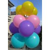 60 pcs 12 Inch Purple Teal Pink Yellow Latex Balloons Decorations, Birthday Wedding Baby Shower Party Balloons Decorations (Purple Cyan Pink Yellow)