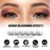 DIY Eyelash Extension Lash Clusters 120 Clusters False Eyelash 3D Effect Individual Natural Lashes Set at Home Eyelash Extension Kit Lashes Pack Volume Cross Mixed