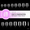 Curacoro Natural Nail Soft Gel Tips - 420Pcs Soft Gel Nail Extension, 14 Sizes Clear Full Cover Acrylic Tips, Long-Lasting Salon Quality, Easy to Wear & Natural Look