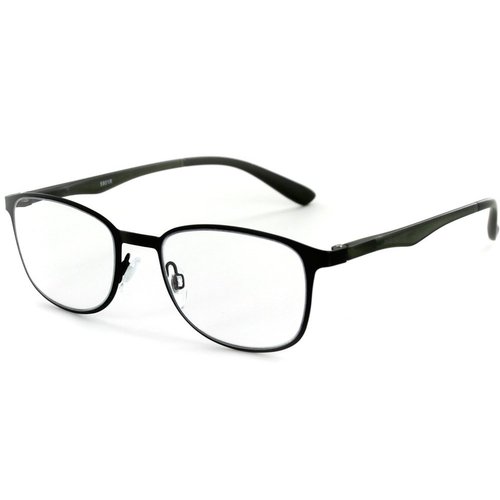 Aloha Eyewear Destiny Metallic Classic Reading Glasses in Four Fashion Colors for Women (Black +2.00)