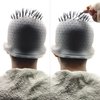 Holes Open Silicone Highlight Hair Cap Punched Hair Highlighting Cap Reusable Frosting Cap Highlights Caps for Hair Dyeing DIY Hair Color Salon Highlighting Cap with Hook Kit