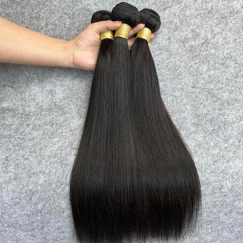 Topnormantic Straight Human Hair Bundles One-Directional Cuticles 16 18 20 Inch 3 Bundles Human Hair Weave 12A Unprocessed Brazilian Virgin Human Hair Extensions…