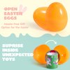 JOYIN 100 Pcs Prefilled Easter Eggs with Novelty Toys Premium for Easter Theme Party Favor, Easter Eggs Hunt, Easter Basket Stuffers Fillers, Classroom Supplies