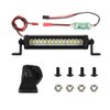 RC Light Bar 15 LED 2.95 Inch Aluminum RC Lights RC Crawler Accessories for Axial SCX10 Traxxas TRX4 TRX4M Arrma Senton Redcat GEN7 1/10 1/18 Scale Rock Crawler Truck RC Car Roof Light Kit Zhongzhen