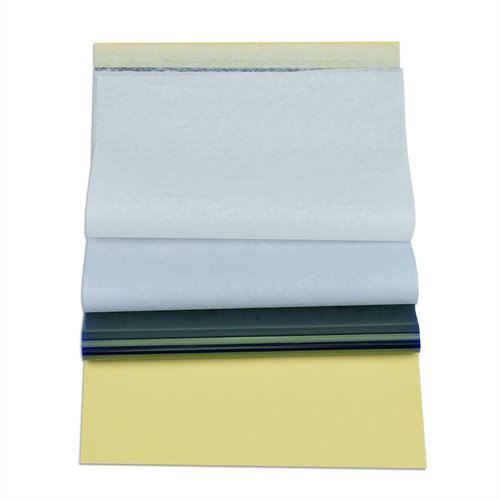 40pcs Tattoo Practice Skins with Tattoo Transfer Paper Kit Includes 30pcs A4 Size 4 Layers 8.5" x 11" Tattoo Paper and 10Pcs 8×6in Double Sided Tattoo Skin Practice