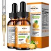 2 Pack Magnesium Glycinate Liquid Drops, 1000mg of Magnesium Glycinate, Citrate & Threonate for Sleep, Nerve, Energy, Muscle, Bone, Calm & Digestion, High Absorption, 2 Fl Oz, Pineapple Flavor