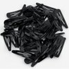 50 Pieces 2 Inch Snap Hair Clips No Slip Metal Clips Hair Barrettes for Women Girls Hair Pins Hair Accessories Salon Supplies (Black)