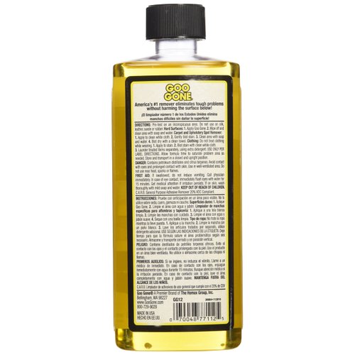 Goo Gone Surface Safe Adhesive Remover, 8 oz, 2 Pack