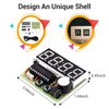 MiOYOOW 4-Digit Digital Clock Kits with PCB, DIY Alarm Clock Soldering Project Kit for Learning Electronics Soldering Practice with English Instructions