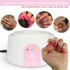 Steam Remover Steam Nail Polish Remover Machine Gel Nail Steamer, Remove Nail Gel Polish Safely without Damaging Nail Bed, Pink