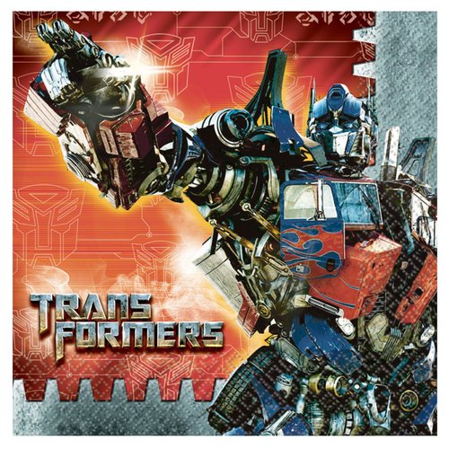 luncheon napkins transformers 3