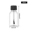 BENECREAT 20 Packs 30ml/1oz Plastic Brush Applicator Cap Bottles for Glue, Paint, Art Journal and House Project