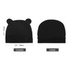 BQUBO Newborn Baby Hats Bear Ears and Mittens Sets Preemie Cotton Caps Baby Boy Girl Infant Hospital Beanie for 0-3 Months