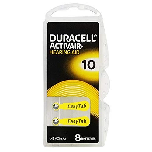 Duracell Activair Hearing Aid Batteries: Size 10 (128 Batteries)