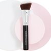 Angled Blush Brush for Cheeks – Bronzing Brush for Liquid, Cream, Mineral Powder Makeup Bronzer Contour Brush, Synthetic Kabuki Brush by Beauty Junkees