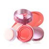 BLUE LOVE Air Cushion Liquid Blush for Cheeks with Mirror, Natural and Elegant Face Makeup Blush Cream, Silky Face Blushes Cheek Tint, Contour & Highlight Face for Sheer Finish (Pink Orange)