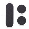 NMKL38 Pedicure File Refill Pads Callus Remover, Pedi File Replacement for Reusable Stainless Steel Foot Rasp Handle, 50 Count (Black - 180 Grit)