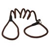Dogs My Love Nylon Rope Slip Dog Lead Collar and Leash British Style 4ft Long (Medium: 3/8" (8mm), Brown)