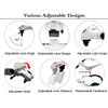 MORDUEDDE Lighted Head Magnifying Glasses Headset with Light Headband Magnifier Loupe Visor for Close Work/Electronics/Eyelash/Crafts/Jewelry/Repair