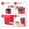 DASH Turbo POP Popcorn Maker with Measuring Cup to Portion Popping Corn Kernels + Melt Butter, 8 Cup Popcorn Machine - Aqua