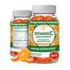 Vitamin C Gummies for Adults and Kids - Tastiest Proprietary Formula - 300mg Organic, NON-GMO, Vegan Vitamin C Chewable Supplement Gummy - Adult, Children, Toddler - Supports Overall Health - 60 Count