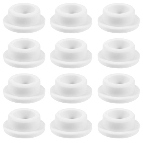 12 Pcs Rubber Sink Overflow Cap Sink Overflow Hole Cover Reusable Sinking Hole Insert CapRound Overflows Cover Hone Use Basin Ring Insert Plug for Kitchen Bathroom Basin