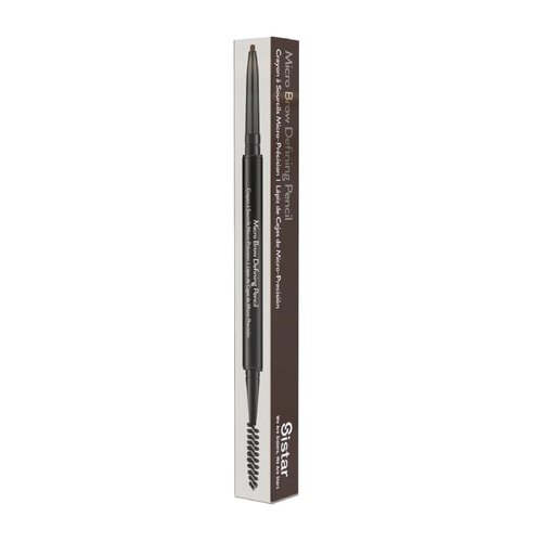 Sistar Micro Brow Defining Pencil Stylist Waterproof Eyebrow Pencil, Ultra Fine Double Ended Fill and Shape (Dark Chocolate)