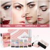 Lash Lift and Black Kit, Eyelash & Brow Perm Kit 3 IN 1 Quick Lifting & Voluminous Coloring, Professional Salon Eyelash Perm Kit with Complete Tools for Newbies & Pros, Lasts for 6-8 Weeks