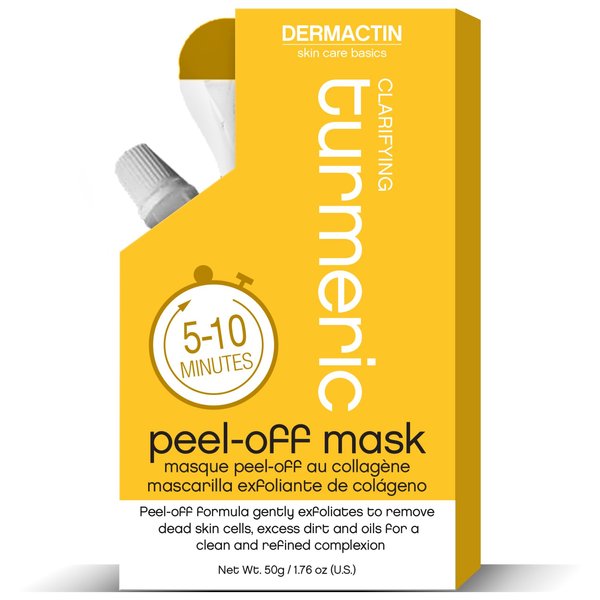 DERMACTIN Skin Care Basics Clarifying Turmeric Peel-off Mask 1.76 oz. -