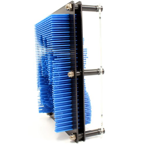 PowerTRC 3D Pin Art Toy, Sensory Toy for Ages 3, 4, 5, 6, 10+ Years Old Kids Boys and Girls Or Adults | Fun Fidget Toy for Birthday Gifts 8x6 Inches