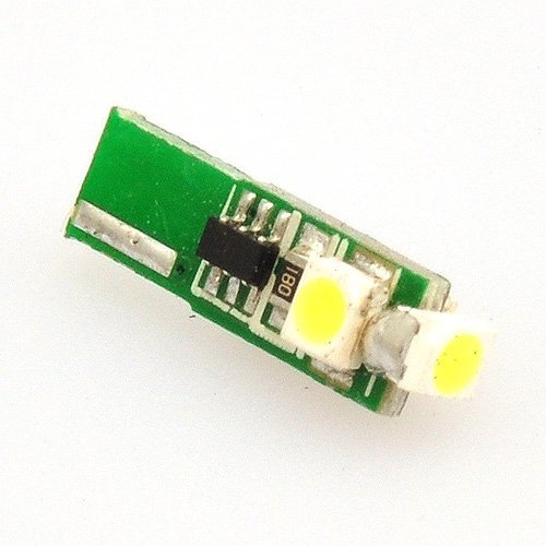 LEDwholesalers Mini-Wedge T5 74 LED Bulb with 3xSMD3528, Red, Sell by Package of 10, 1408RD x10