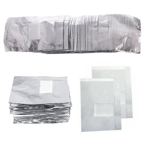 400Pcs Nail Polish Remover Gel Nail Foil Wraps Aluminium Soak Off Foils Cotton Pads Gel Nail Polish Wraps Removal Tool Kit Finger Nail Polish Remover with Lint Free Lager Cotton Pad
