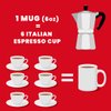 Bialetti - Moka Express: Iconic Stovetop Espresso Maker, Makes Real Italian Coffee, Moka Pot 3 Cups (4.3 Oz - 130 Ml), Aluminium, Silver