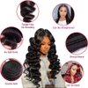 10A Loose Wave Bundles Brazilian Loose Wave Human Hair 3 Bundles 26 28 30Inch Natural Loose Curly Human Hair 100% Unprocessed Virgin Human Hair Bundles Loose Wave Human Hair Extensions for Black Women