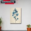 Illustration Of A Flower With Blue Flowers, Basil Organic Simplicity, Natural Core, Decor Poster