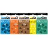 Hear Clear Size 312 PR41 1.45V Zinc Air Hearing Aid Batteries Brown Tab (60 Batteries)