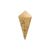 BambooMN 3.15" x 1.38" Premium Appetizer Bamboo Leaf Food Cone, Natural Disposable, Great for Catering, Parties and Home Use, 100 Pieces