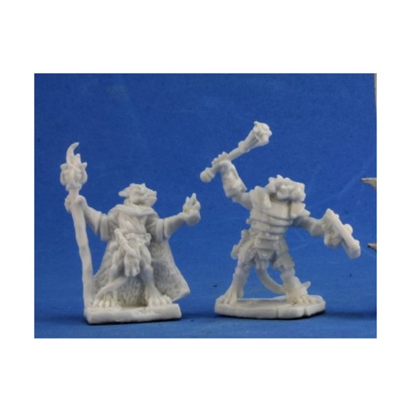 REAPER Kobold Leaders (2) Plastic Miniatures RPR 77350