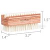 Fendrihan Dual Sided Wood Nail Brush with Pure Boar Bristles 3.7" (Made in Germany)