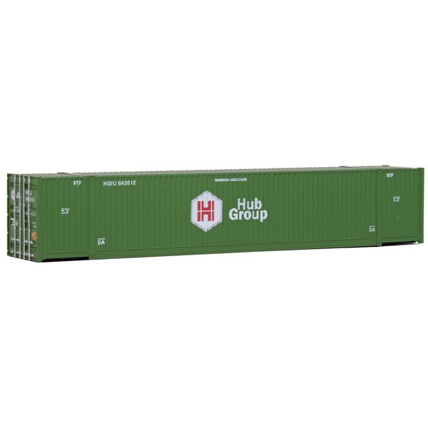 Walthers SceneMaster Singamas Hub Group Corrugated-Side Container, 53'