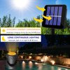 AVEKI Solar LED Landscape Spotlight,Waterproof 6 LEDs Pond Light Underwater Light Adjustable Lighting Angle,Security Lighting Dark Sensing Auto On/Off for Outdoor Garden Courtyard Lawn Fish Tank Pool