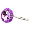 BEAVO Acrylic Fashion Decorative Home Rolling Purple Shower Curtain Hooks Rhinestones Bathroom Bath Baby Room Bedroom Living Room Decor Set of 12 Rings (Purple)