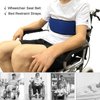 Wheelchair Seat Belt Adjustable Medical Wheelchair Safety Harness for Patient Caring, Cushion Harness Straps with Easy Release Buckle