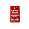 Double Edge Safety Razor Blades, Swedish Steel, 10 Count, by VIKINGS BLADE, Platinum Coated Replacement Razor Blade & Refills, Eco Friendly, Smooth, Close, Clean Shaving Blades, Semi-Aggressive & Safe