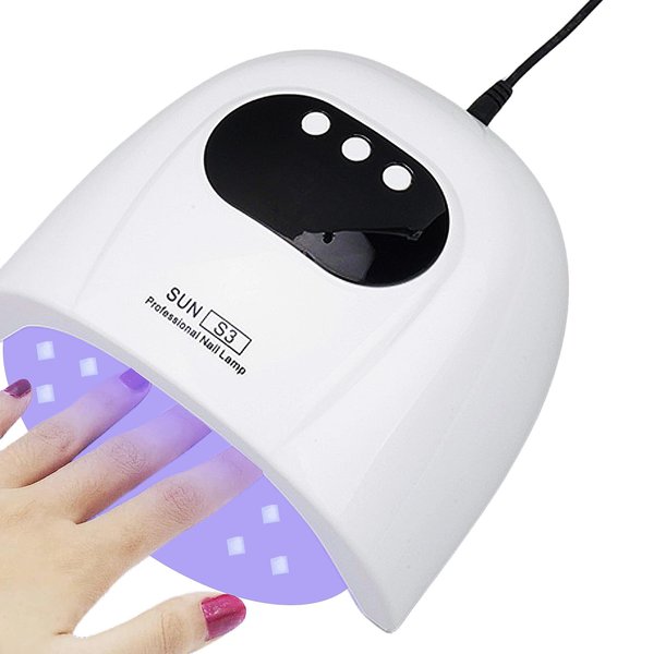 GGUP UV LED Nail Lamp,88W UV Light for Nails Professional 3 Timer Setting & LCD Display,Nail Dryer Gel Polish Light,Automatic Sensor 24 LED Beads Gel Curing Lamp Nail Art Tools UV Nail Light