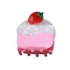 Generic Funny Strawberry Cake Hair Clip,Acetate Claw Clip for Women,Women Hair Accessories, 1 Count (Pack of 1)